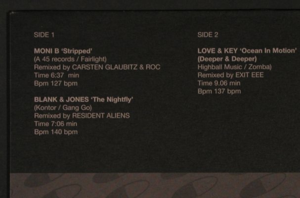 V.A.DMC E-Mix 03: Moni B, Blank&Jones,Love&Key, DMC(EURO3), UK,  - 12inch - X6650 - 9,00 Euro