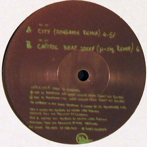 Capitol K: City, Capitol Beat Sticky µ-zig rmx, XL Rec. (CAPK XL001R), UK, 2001 Typ: 12" Best.-Nr.: X8356 Preis: 9,00 Euro