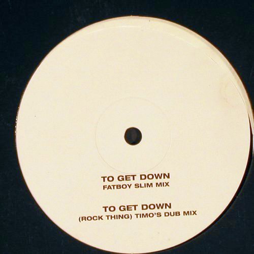 Maas,Timo: To Get Down*2 rmx, Promo, Pias, D Typ: 12" Best.-Nr.: X8364 Preis: 4,00 Euro