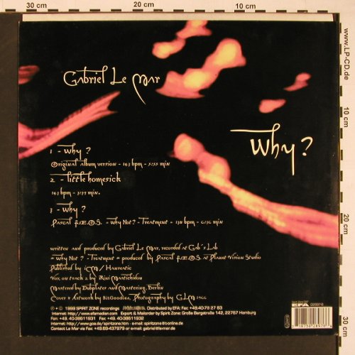 Le Mar,Gabriel: Why?*2+1, Spirit Zone (047 EFA 02897-6), D, 1999 Typ: 12" Best.-Nr.: X8508 Preis: 6,00 Euro