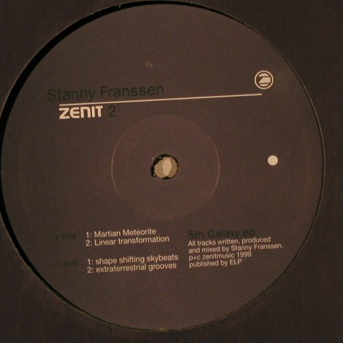 Franssen,Stanny: Martian Metorite, 4Tr., Zenit2(718750468260), , 1999 - 12inch - X8614 - 3,00 Euro