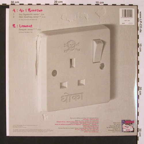 Badmarsh & Shri: Air I Breathe*2 / Lament, Outcaste(OUT 12X), UK, 1998 - 12inch - X8716 - 4,00 Euro