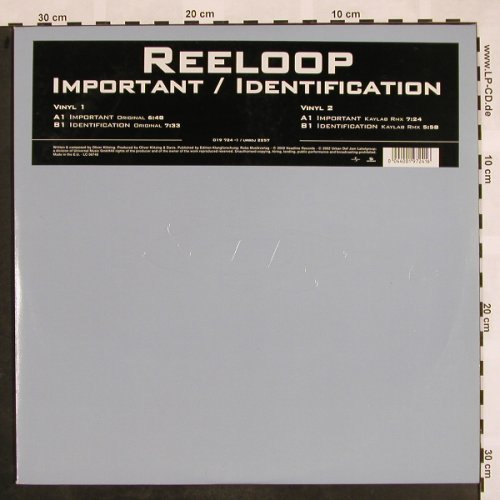 Reeloop: Important / Identification, Urban(019 724-1), EU, 2002 - 12"*2 - X876 - 7,50 Euro