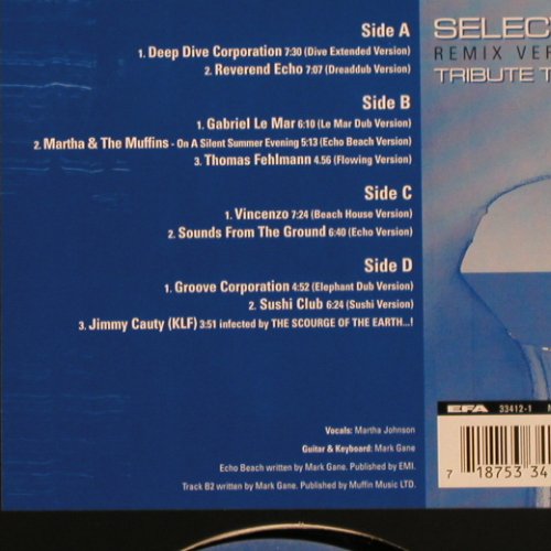 V.A.Select Cuts from Echo Beach: trib.to Martha & the Muffins, rmx, Selected Cuts(33412), EU, m-/vg+,  - 12"*2 - X9186 - 7,50 Euro