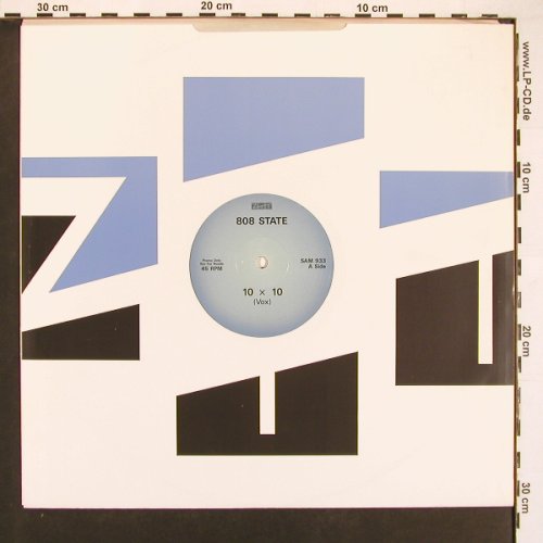 808 State: 10x10 *2 Vox / Beat, FLC, ZTT (SAM 933),  Typ: 12" Best.-Nr.: X9289 Preis: 4,00 Euro