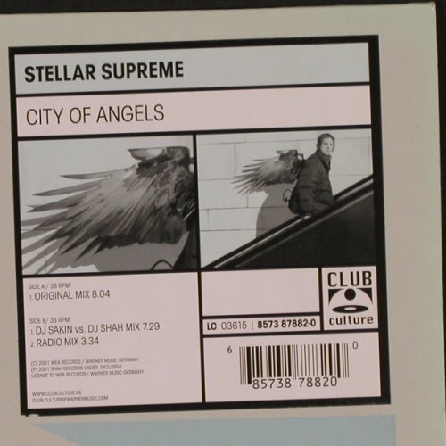 Stellar Supreme: City Of Angels*3, FLC, Club Culture(8573 87882-0), D, 2001 - 12inch - X9584 - 7,50 Euro