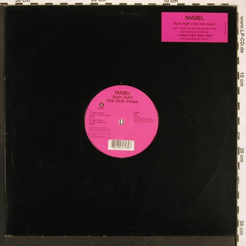 Mabel: Bum Bum*3+1 (The Club Mixes), WEA(8573 85713-0), D, 2000 - 12inch - X9620 - 4,00 Euro