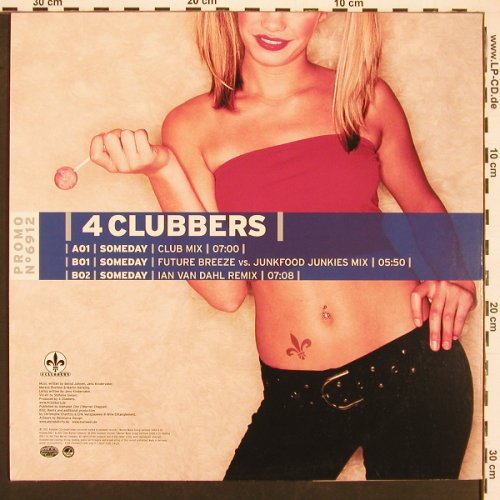 4 Clubbers: Someday*3, Promo, Alphabet City(6219), D, 2002 - 12inch - X9628 - 4,00 Euro