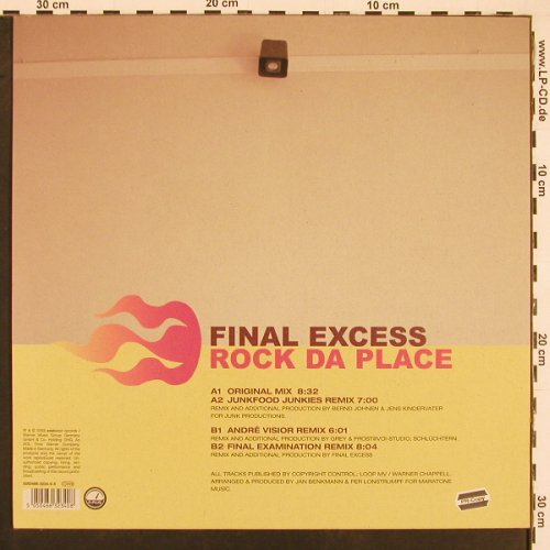 Final Excess: Rock Da Place*4, F+PLUS, D, 2003 Typ: 12" Best.-Nr.: X9688 Preis: 4,00 Euro