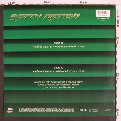Earth Nation: Fallin Tears*2, Eye-Q (4509 98021-0), D, 1994 Typ: 12" Best.-Nr.: Y138 Preis: 5,00 Euro