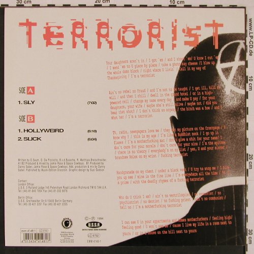 Space Cowboys: Terrorist, 3Tr. EP, EWM(4148-1), D, 1994 - 12inch - Y145 - 5,00 Euro