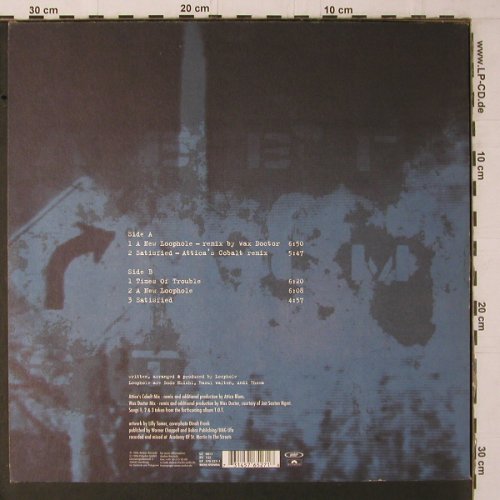 Loophole: Resurrection EP, 5Tr.,33rpm. m /vg+, Amber (576 527-1), D, 1996 Typ: 12" Best.-Nr.: Y1689 Preis: 5,00 Euro