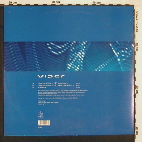 Viper: Blue Sunshine*2 / Evidence 33/45rpm, Yeti Rec.(VR9855), B, 1998 - 12inch - Y2028 - 5,00 Euro