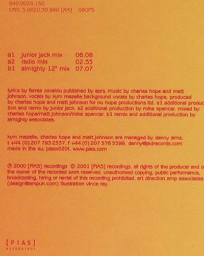 Sunray f. Kym Mazelle: Perhaps*3, FS-New, Pias(), , 2000 - 12inch - Y2981 - 4,00 Euro