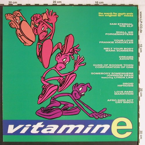 V.A.Vitamin E: The Search For Music Ends, 10 Tr., Ocean Rec.(WL5003), F, 1989 - LP - Y3107 - 7,50 Euro