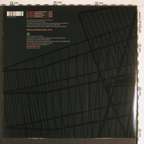 Hulkkonen,Jori f. Nick Triani: Science*4 , rmxs, F Communications (218), , 2005 Typ: 12" Best.-Nr.: Y3809 Preis: 5,00 Euro