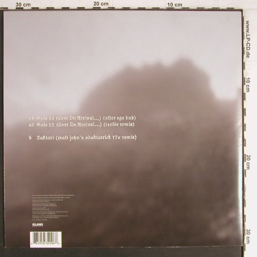 Alter Ego: Gate 23, dub / isolee rmx / Daktari, Klang Electronic (Klang 99), D, 2005 Typ: 12" Best.-Nr.: Y3843 Preis: 7,50 Euro