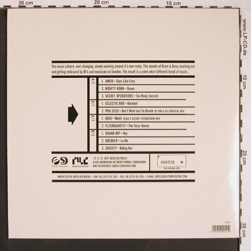 V.A.Monolithic Minds: Amen.. Society, Lim.Ed. 559/2000, Artelier(000559), D, 1997 - 2LP - Y491 - 17,50 Euro