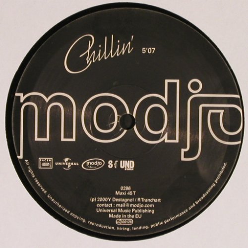 Modjo: Chillin',oneside f.pitch adjustment, Barclay/Universal(0286), EU,Promo, 2000 - 12inch - Y4977 - 5,00 Euro
