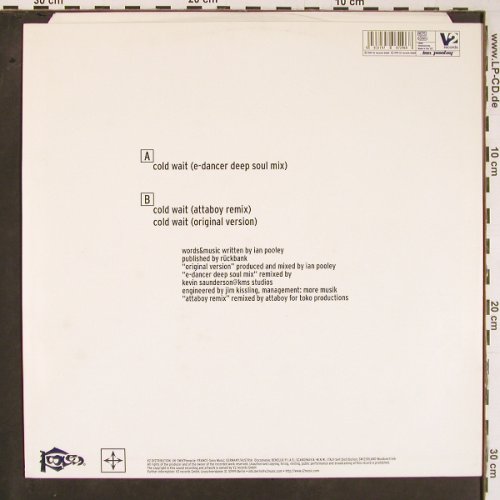 Pooley,Ian: Cold Wait*3, V2(VVR5007296), EEC, 1999 - 12inch - Y624 - 5,00 Euro