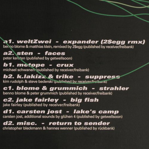 V.A.Receiving Data: .....Ah,It's Coming!,weltZwei..misc, Sender Records(send030), D, 2003 - 2LP - Y6345 - 12,50 Euro
