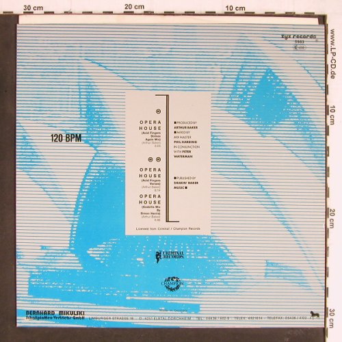 Makossa,Jack E.: The Opera House-Acid Fingers..mx+2, ZYX (5983), D, 1988 Typ: 12" Best.-Nr.: Y7473 Preis: 4,00 Euro
