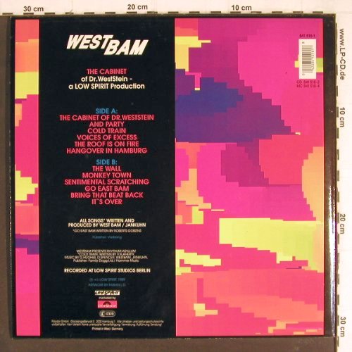 West Bam: The Cabinet, Lim.Ed.,+12", Low Spirit/Polydor(841 518-1), D, 1989 - LP/12" - Y7805 - 12,50 Euro