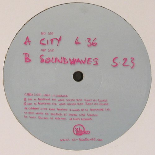 Capitol K: City / Soundwaves, XL Rec. (CAPK XL001), UK, 2001 Typ: 10" Best.-Nr.: Y8744 Preis: 5,00 Euro