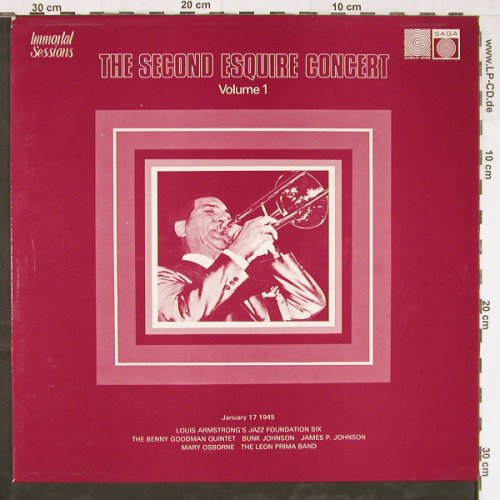 V.A.Second Esquire Concert Vol.1: January 17th 1945, Saga(6924), UK, 1974 - LP - E3929 - 6,00 Euro