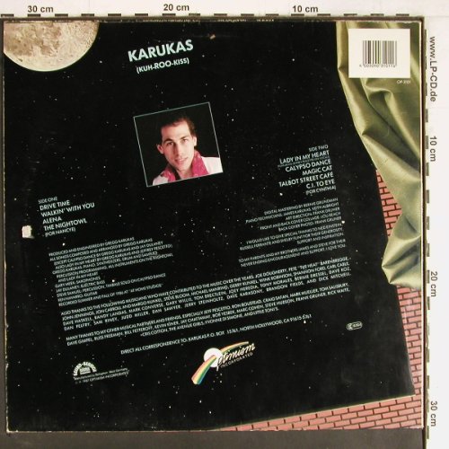 Karukas: The Nightowl, m-/vg+, Prism (OP-3101), D, 1987 Typ: LP Best.-Nr.: E4132 Preis: 2,00 Euro