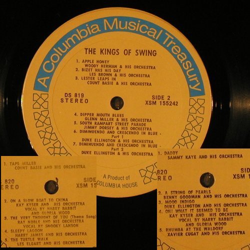 V.A.The Kings Of Swing: Gene Krupa...Les Elgard, 22 Tr., Columb.(P2S 5620), US,  - 2LP - E4234 - 7,50 Euro