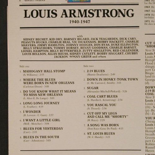 Armstrong,Louis: 1940-1947, Giants Of Jazz(LPJT 64), I, 1986 - LP - F4908 - 5,00 Euro