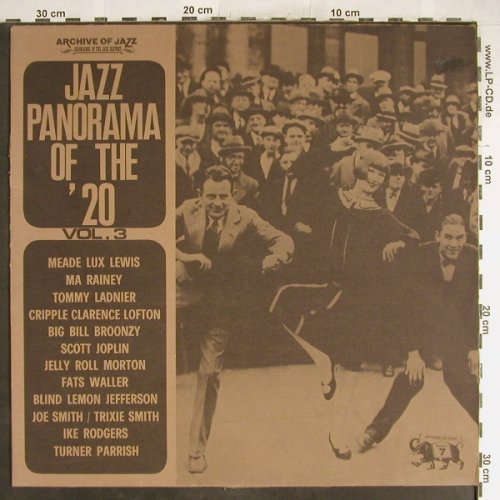 V.A.Jazz Panorama Of The Twenties: Vol.3, 12 Tr., m-/vg+, Archive Of Jazz(101.591), I, 1971 - LP - F5335 - 5,00 Euro