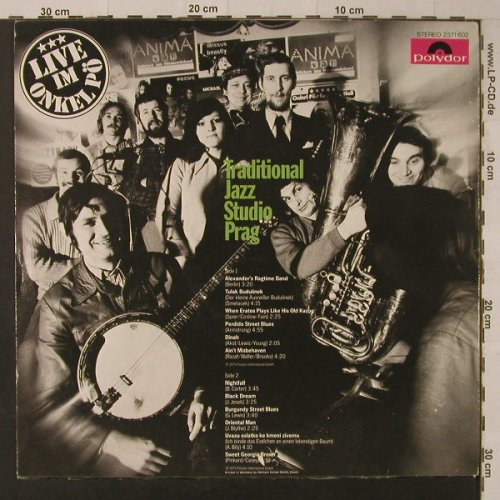 Traditional Jazz Studio Prag: Live im Onkel Pö, Polydor(2371 602), D, 1975 - LP - F5804 - 24,00 Euro