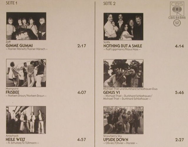 V.A.Nachwuchsfestival Pop'80: Jazz Rock, Deutsche Phono Akademie, cbd(84 846), D, 1980 - LP - F6223 - 5,00 Euro