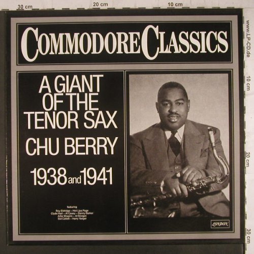 Berry,Chu: A Giant of Tenor Sax, 1938 & 1941, London/Commodore(6.24293 AG), D, 1980 - LP - F6473 - 6,00 Euro