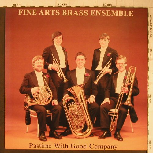 Fine Arts Brass Ensembe: Pastime with good Company, vg+/m-, Happy Face Recordings(MMLP 1026), UK, sign., 1983 - LP - F7464 - 6,00 Euro