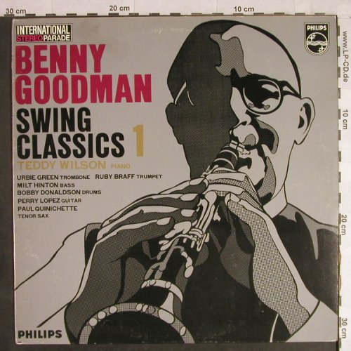 Goodman,Benny: Swing Classics 1,Teddy Wilson,piano, Philips(870 000 BFY), NL, vg+/m-, 1968 - LP - H1163 - 7,50 Euro