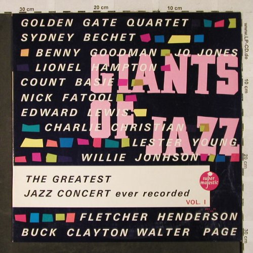 V.A.Giants Of Jazz: The Greatest Jazz Conc.ever rec. 1, Super Majestic(BBH VS 1.740), F,Ri, 1966 - LP - H2950 - 5,00 Euro