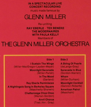 Glenn Miller Orchestera: Glen Miller Hits,Live in Stereo, WB, Club-Aufl.(61 962), D,  - LP - H3208 - 7,50 Euro
