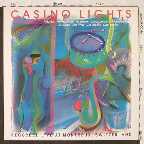 V.A.Casino Lights: Al Jarreau,R.Crawford,Sanborn..., WB(92.3718-1), D, 5Tr., 1982 - LP - H3242 - 5,00 Euro