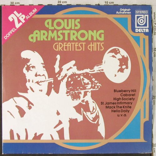Armstrong,Louis: Greatest Hits, Foc, Delta(green)(DA 2003), D,  - 2LP - H3994 - 6,00 Euro