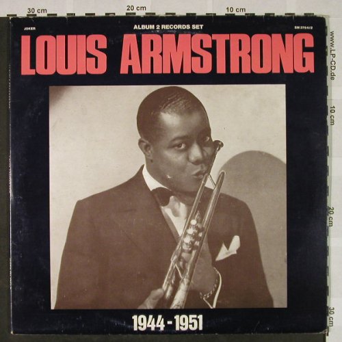 Armstrong,Louis: 1944-1951, Foc, m-/vg+, Joker(SM 3764/2), I, 1975 - 2LP - H4631 - 6,00 Euro