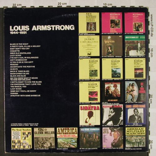 Armstrong,Louis: 1944-1951, Foc, m-/vg+, Joker(SM 3764/2), I, 1975 - 2LP - H4631 - 6,00 Euro
