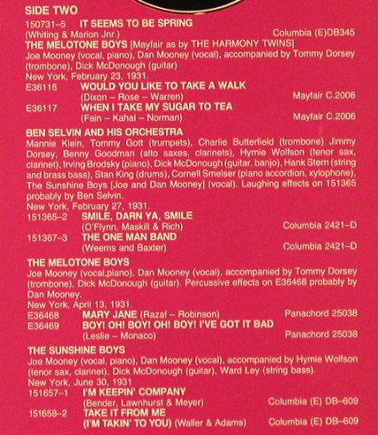 Sunshine Boys: Same, Retrival(FV-206), UK, 1987 - LP - H6111 - 6,00 Euro
