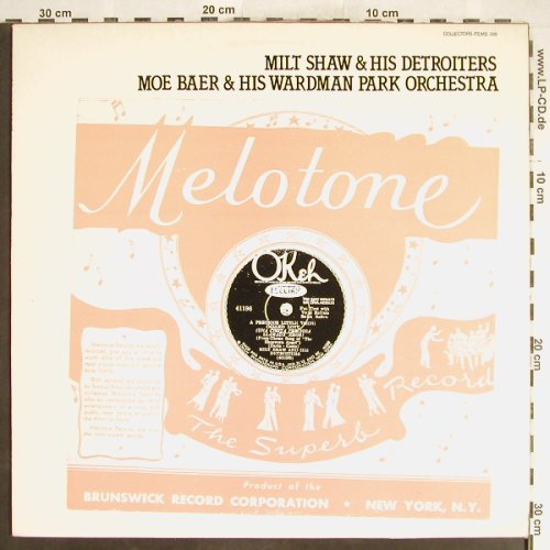 Shaw,Milt & h.Detroiters/Joe Baer..: Same(Melotone), Collectors Item(018), UK,  - LP - H6199 - 6,50 Euro