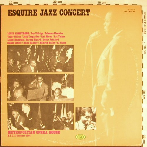 V.A.Esquire Jazz Concert: MetropolitanOperaHouseNYC 13Jan1944, Joker(SM 3906/2), F,VG+VG+, 1981 - 2LP - H6272 - 5,00 Euro
