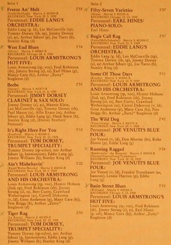 V.A.Odeon Swing Music Vol. 1: Eddie Lang's...Louis Armstrong, Emi Odeon(054-06 307), D,m-/vg+,  - LP - H6390 - 4,00 Euro