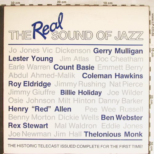 V.A.The Real Sound of Jazz: Count Basie...Pee Wee Russel, Pumpkin Prod.(116), US, 1985 - LP - H6522 - 6,00 Euro