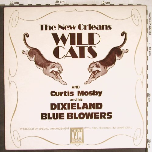 New Orleans Wild Cats: Curtis Mosby &h. Dixieland Bl.Blow., VJM(VLP 38), UK, Ri, 1974 - LP - H6561 - 6,00 Euro